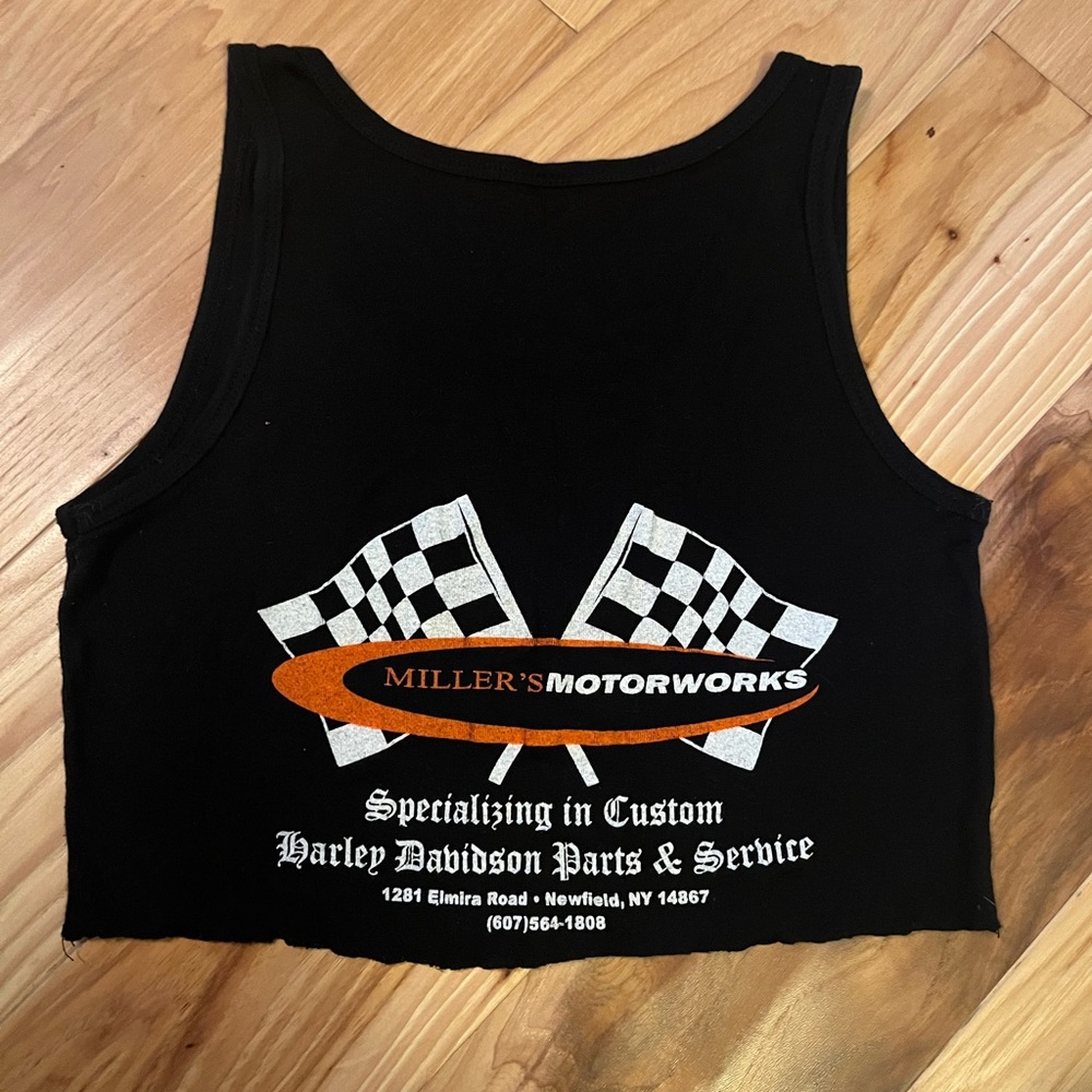 Motor works crop tank